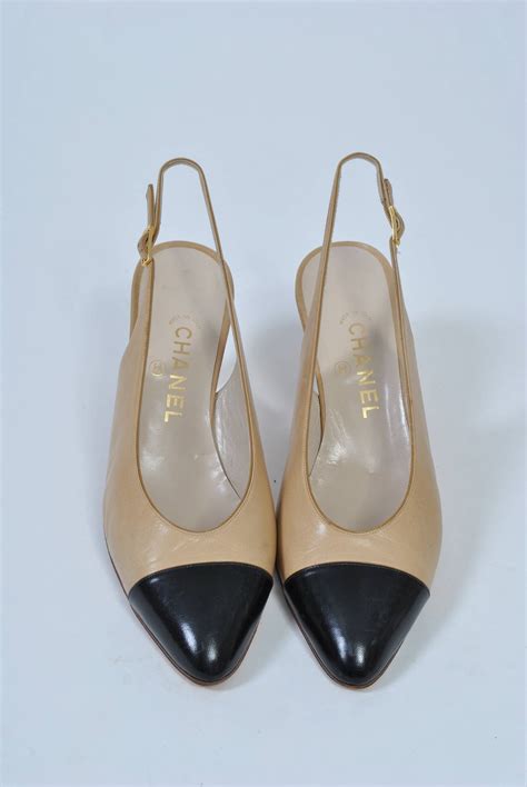 vintage chanel slingbacks|chanel slingback price euro.